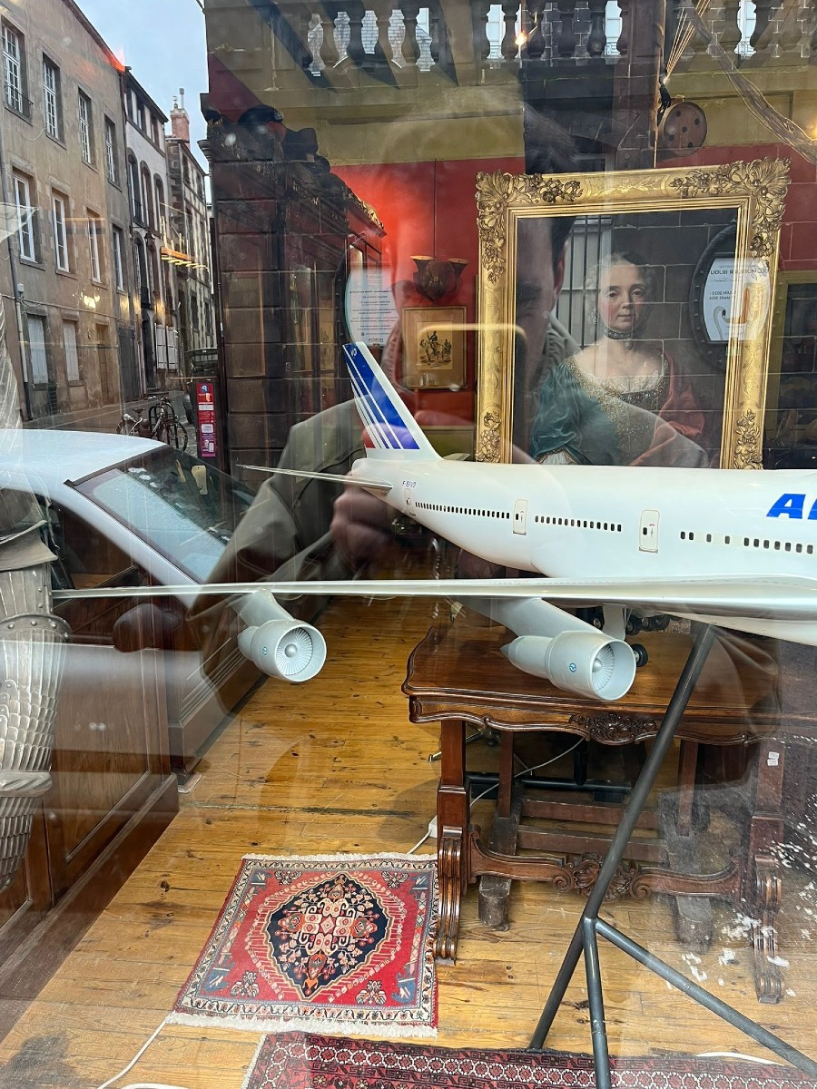 Large Resin Travel Agency Airplane -photo-3