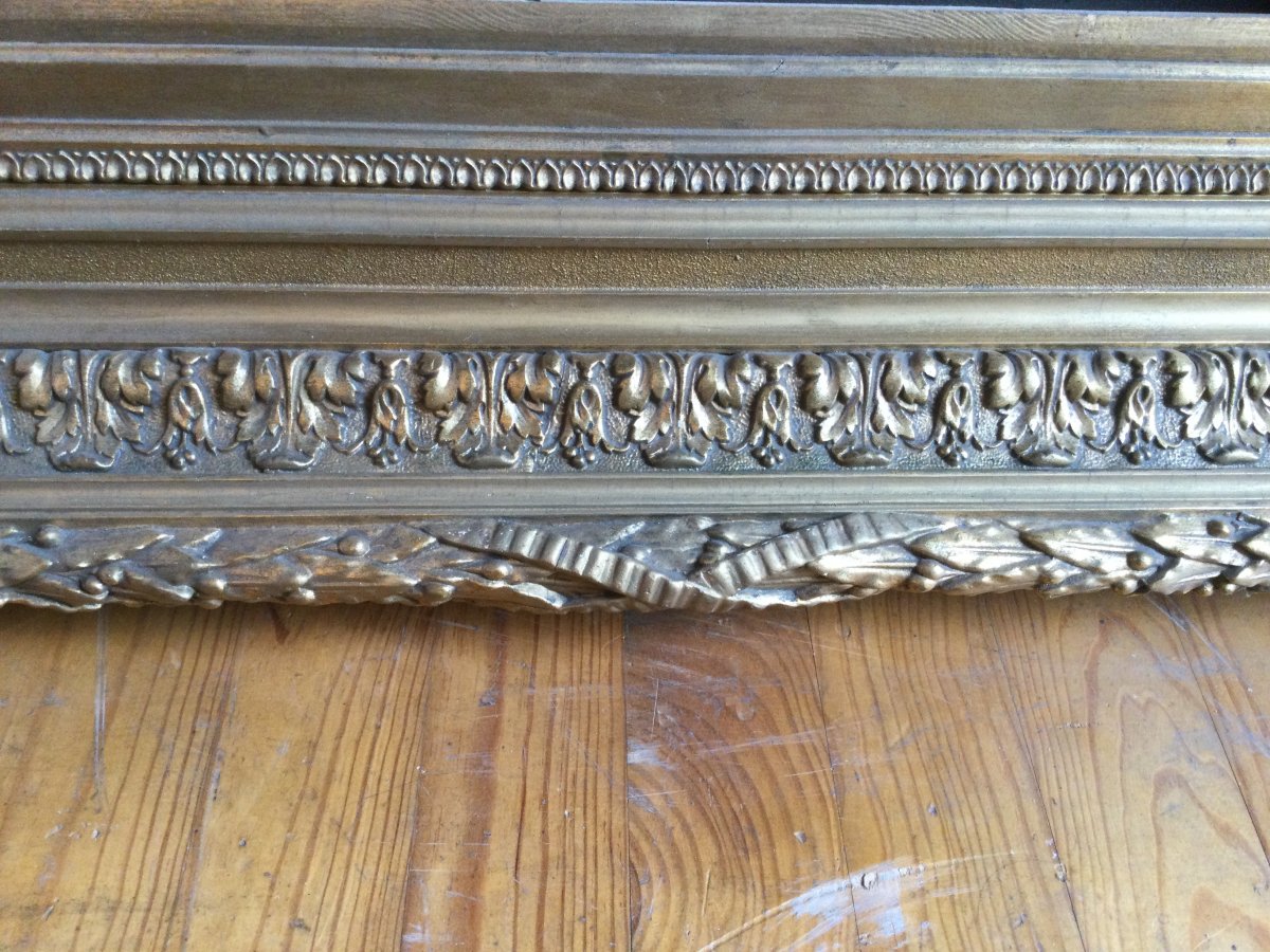 Restoration Golden Stucco Frame-photo-4