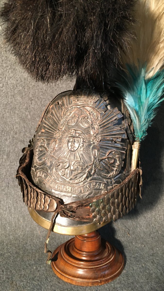 Casque De Garde Du Corps De La Maison Militaire Du Roi, Premier Modèle, 1814, Restauration.-photo-4