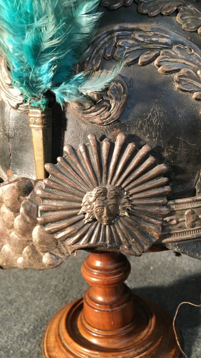 Casque De Garde Du Corps De La Maison Militaire Du Roi, Premier Modèle, 1814, Restauration.-photo-4