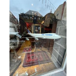 Large Resin Travel Agency Airplane 