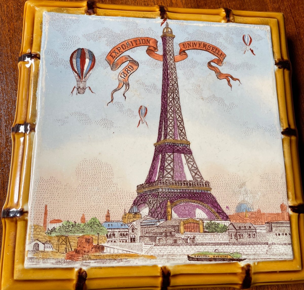 Dessous De Plat Tour Eiffel 1889