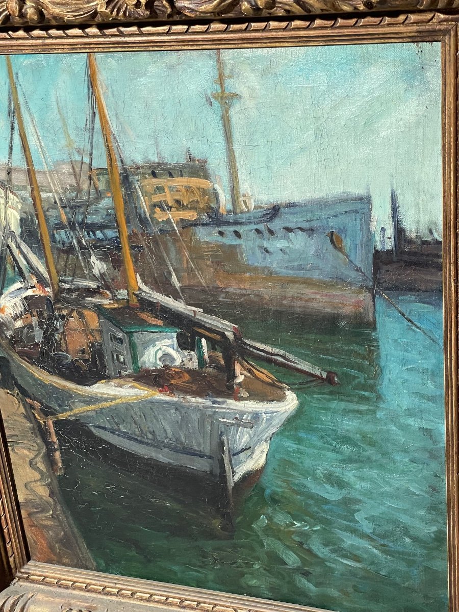 Oil On Canvas “maine”-photo-2