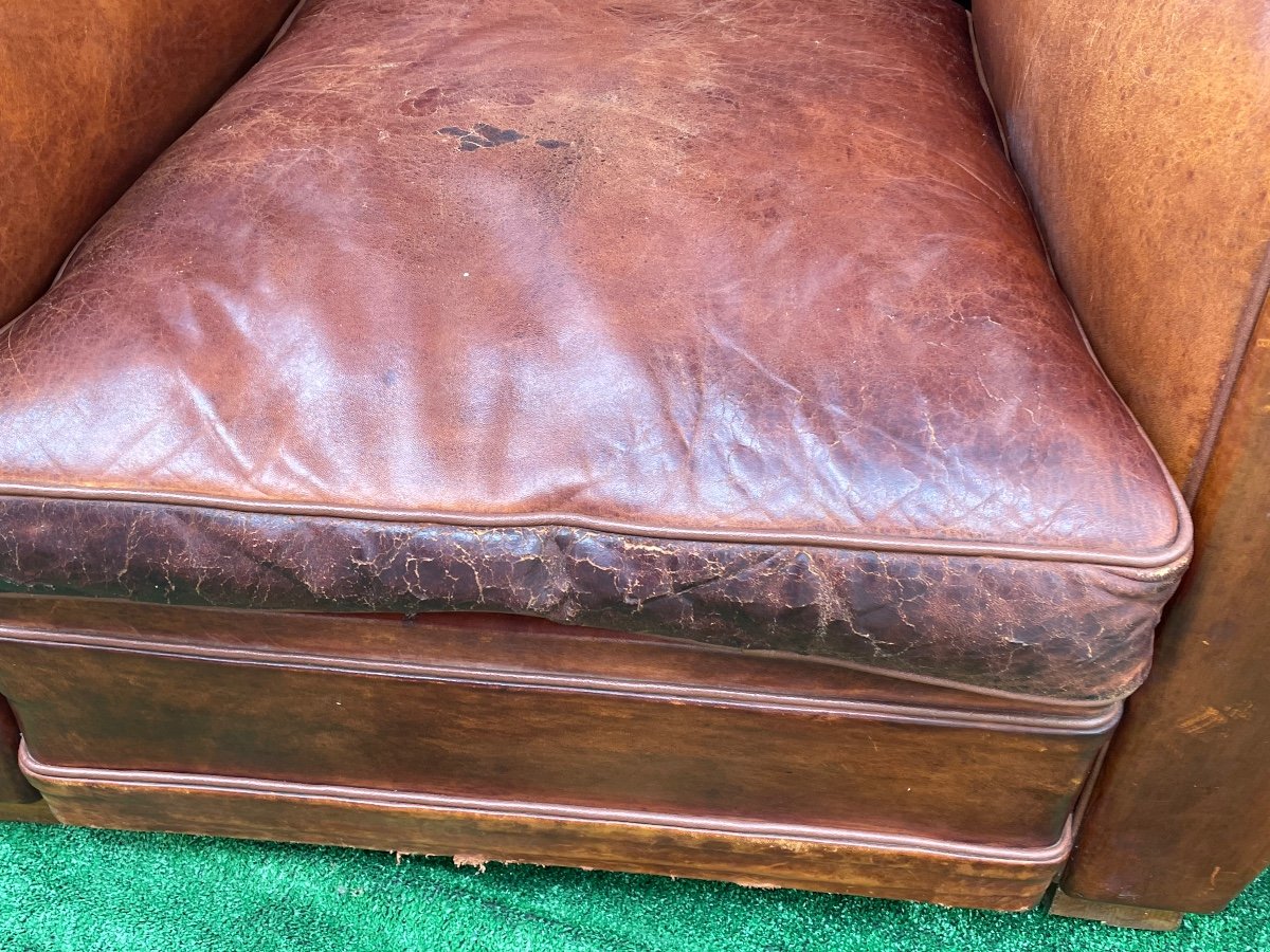 Pair Of Club Armchairs -photo-2