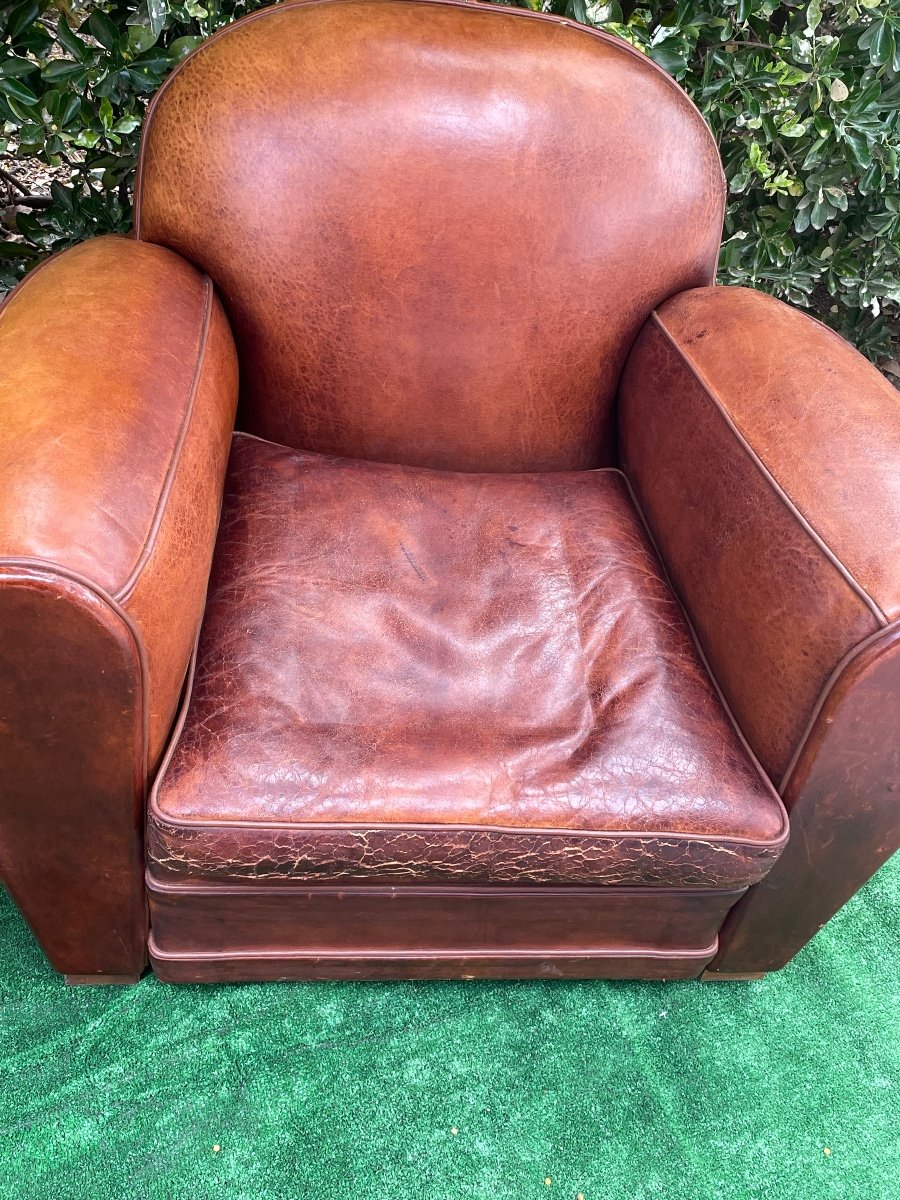 Pair Of Club Armchairs -photo-3
