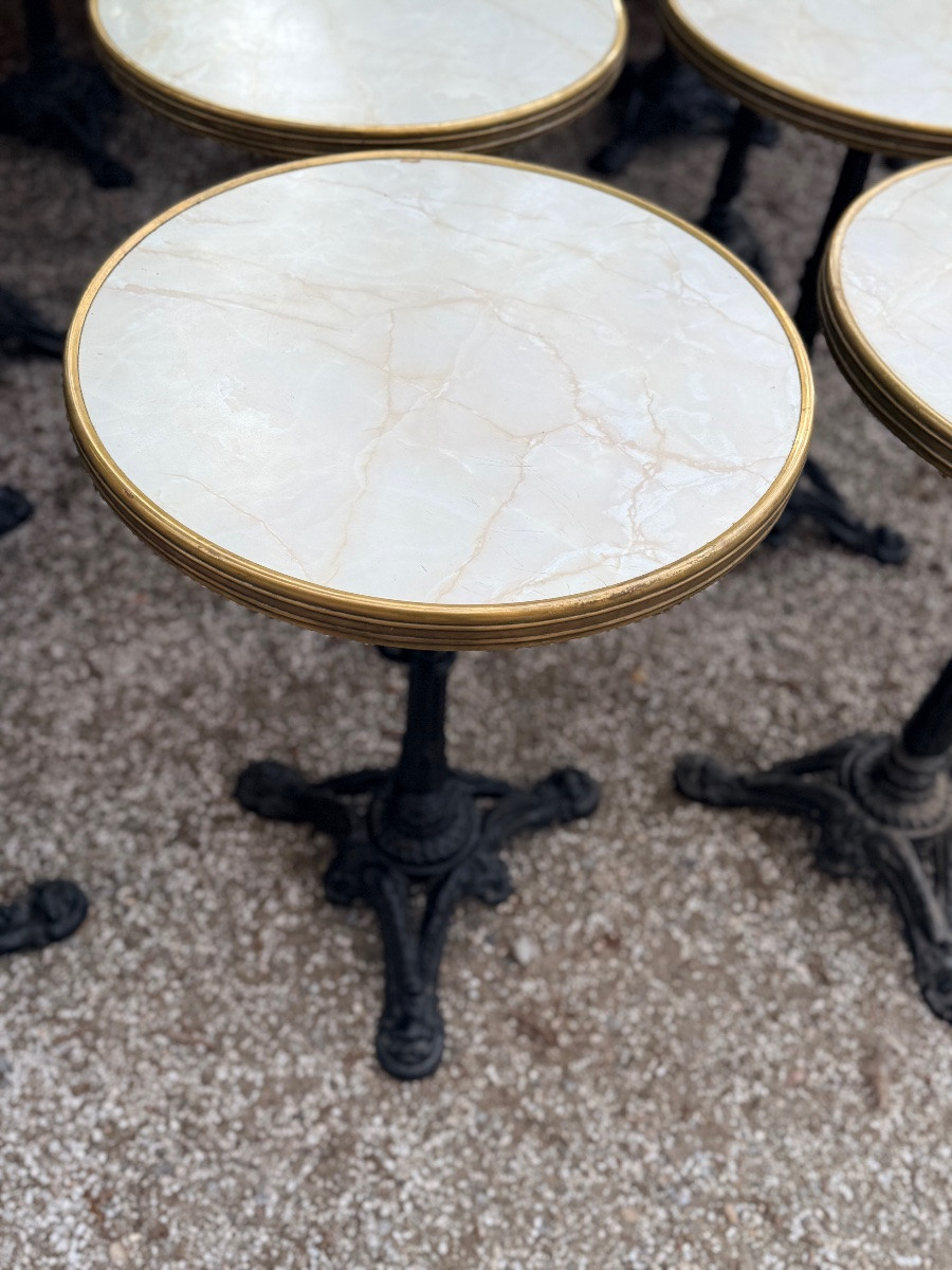 Lot 20 guéridons de bistrot -photo-2