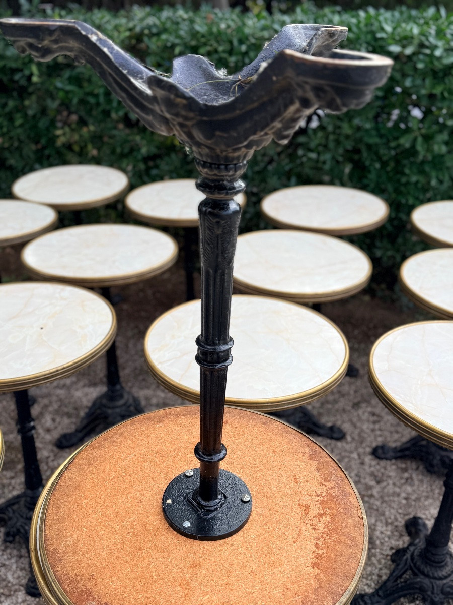 Lot 20 guéridons de bistrot -photo-3