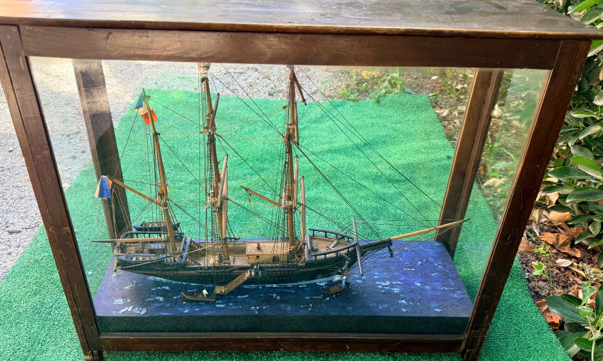 Sailboat Under Glass