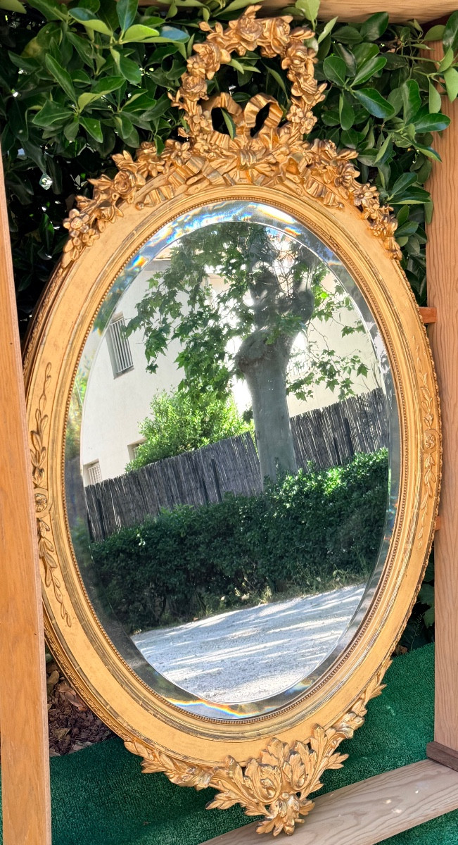 Miroir médaillon 