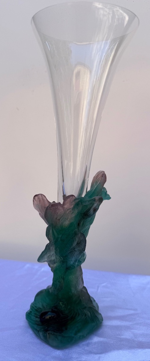 Vase soliflore nature /Daum