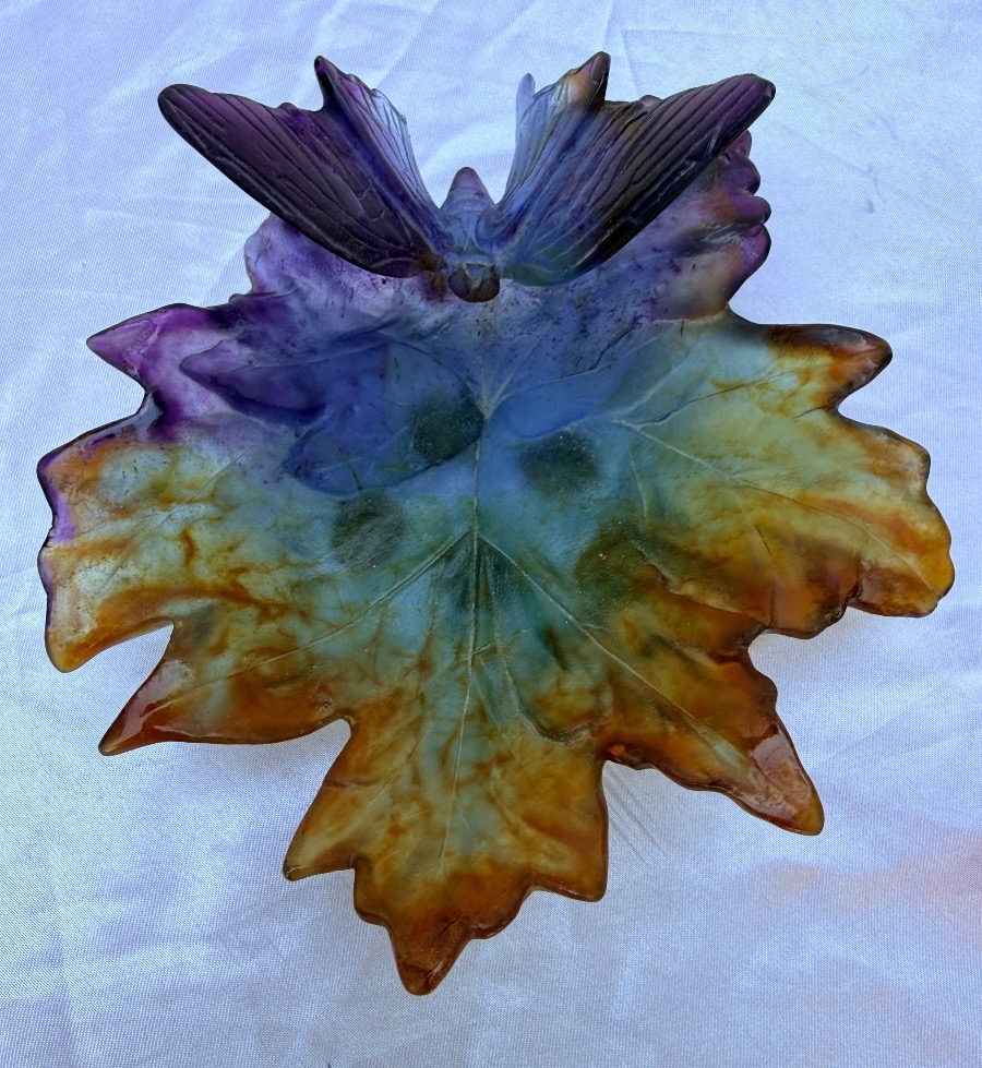 Coupelle papillon Daum