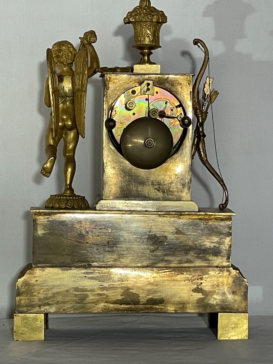 Pendule Empire Motif Cupidon -photo-4