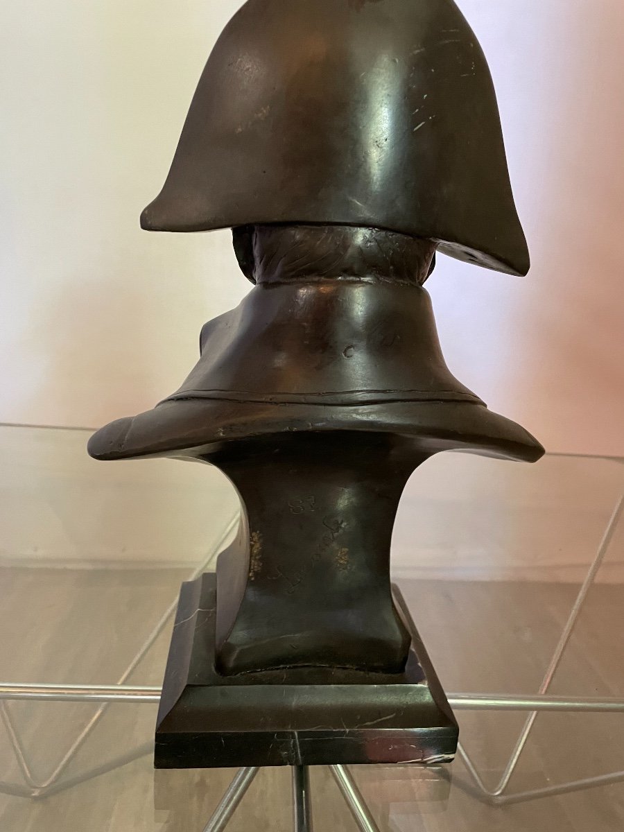 Buste En Bronze De Napoléon Bonaparte -photo-2