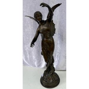 Sculpture en bronze Émile Louis Picot 