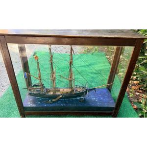 Sailboat Under Glass