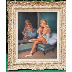 Pastel danseuse Guy Seradou