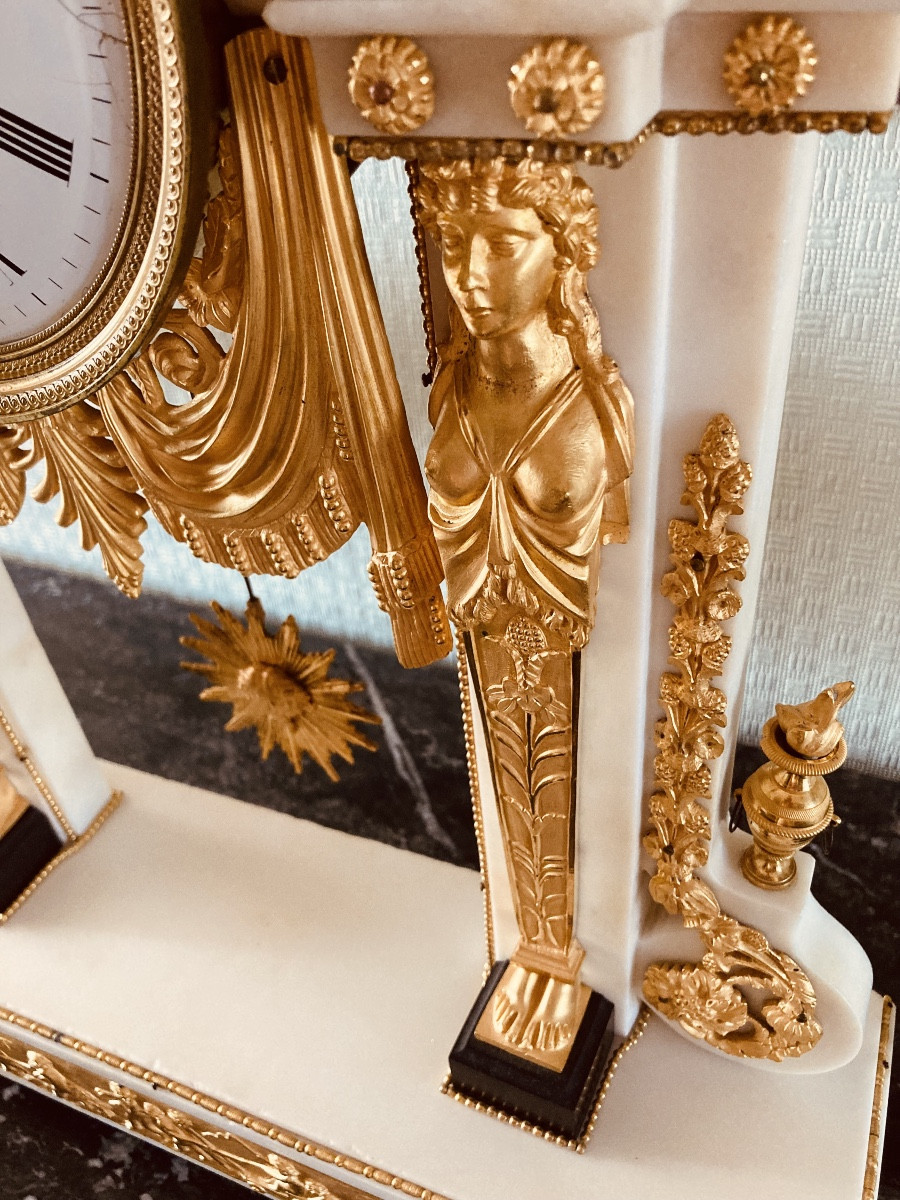 Large Sphinx Clock From The Early 19th Century -photo-1
