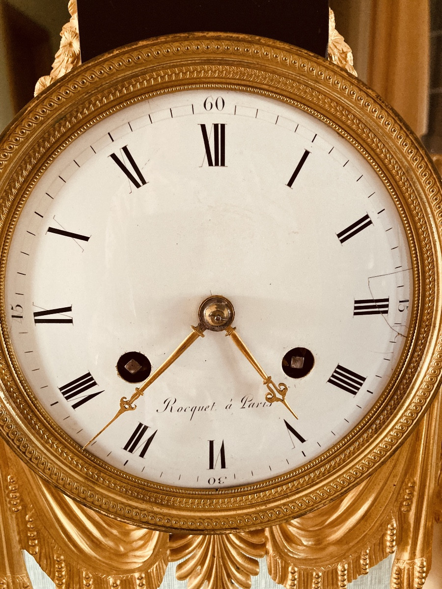 Large Sphinx Clock From The Early 19th Century -photo-3