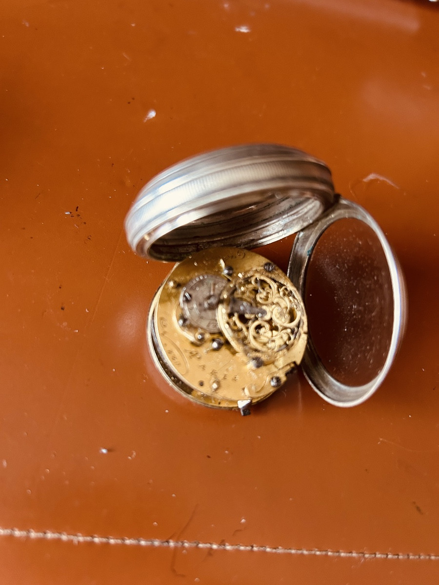 Montre à coq argent-photo-3