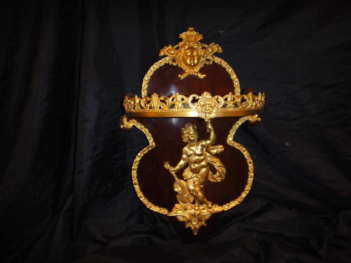 Louis XV Style Mahogany Console-photo-2
