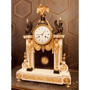 Large Sphinx Clock From The Early 19th Century 