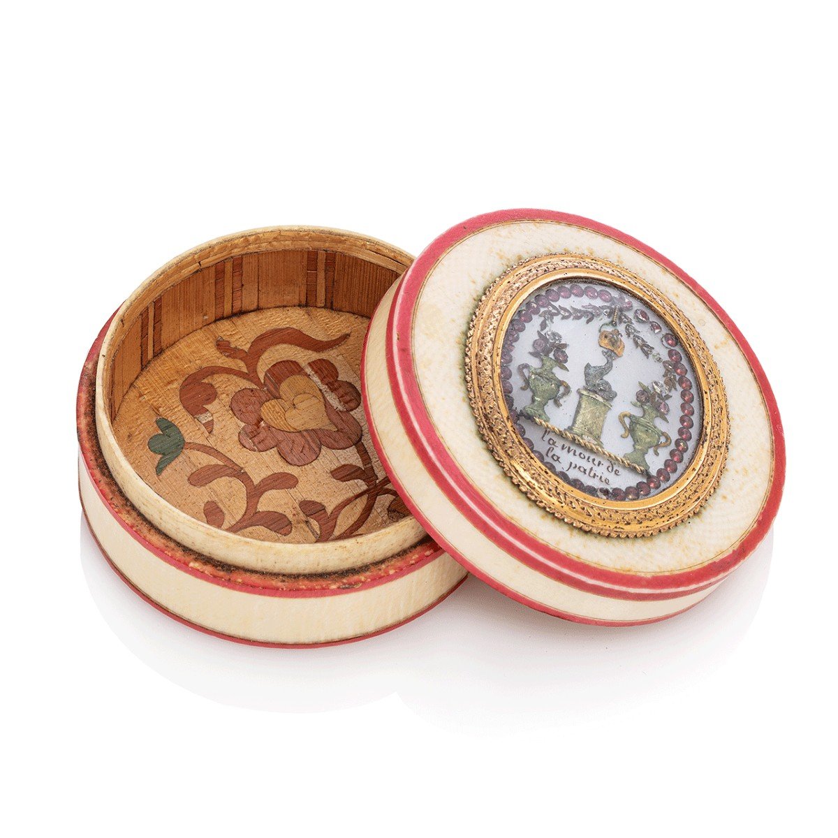 Boite Ronde Commémorant le Dauphin de France, Fils De Louis XVI et Marie-Antoinette-photo-2