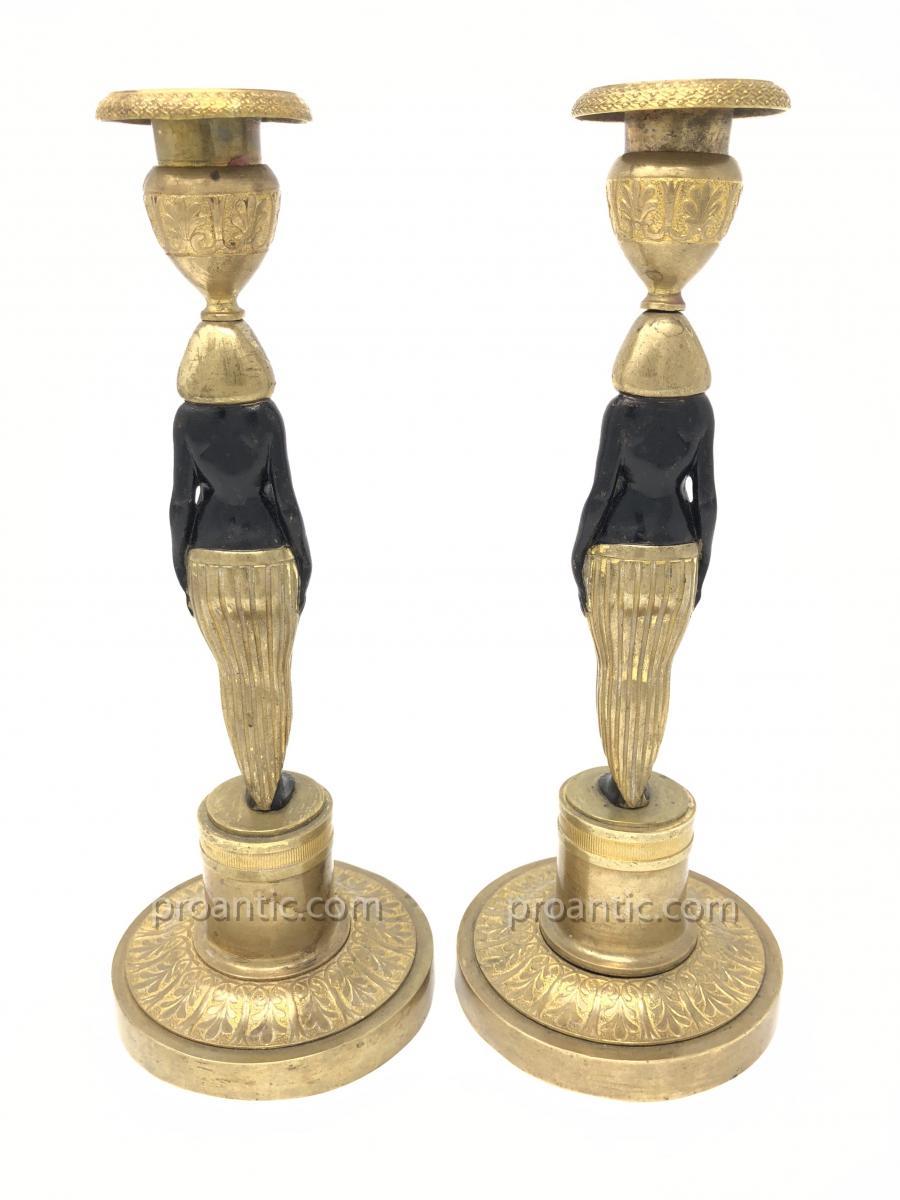 Pair Of Candlesticks In Nubian-photo-2