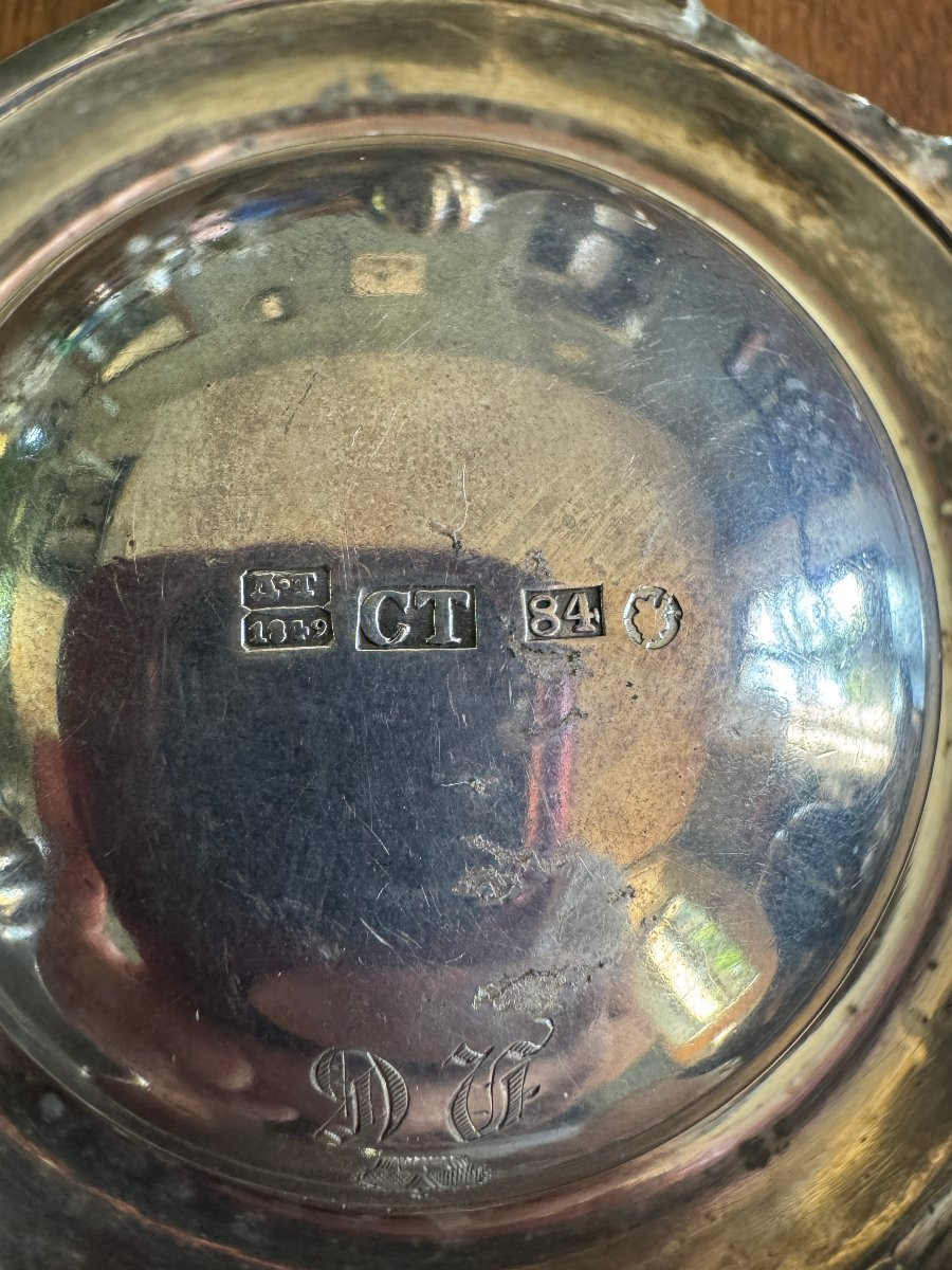 4 Silver And Silver-gilt Russian Salt Cellars By Carl Tegelsten -photo-3