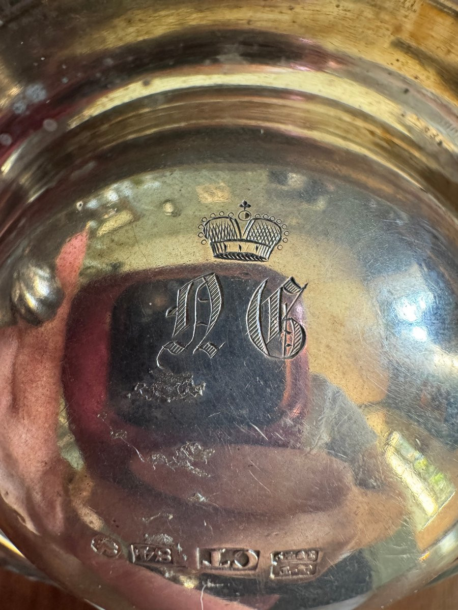 4 Silver And Silver-gilt Russian Salt Cellars By Carl Tegelsten -photo-4