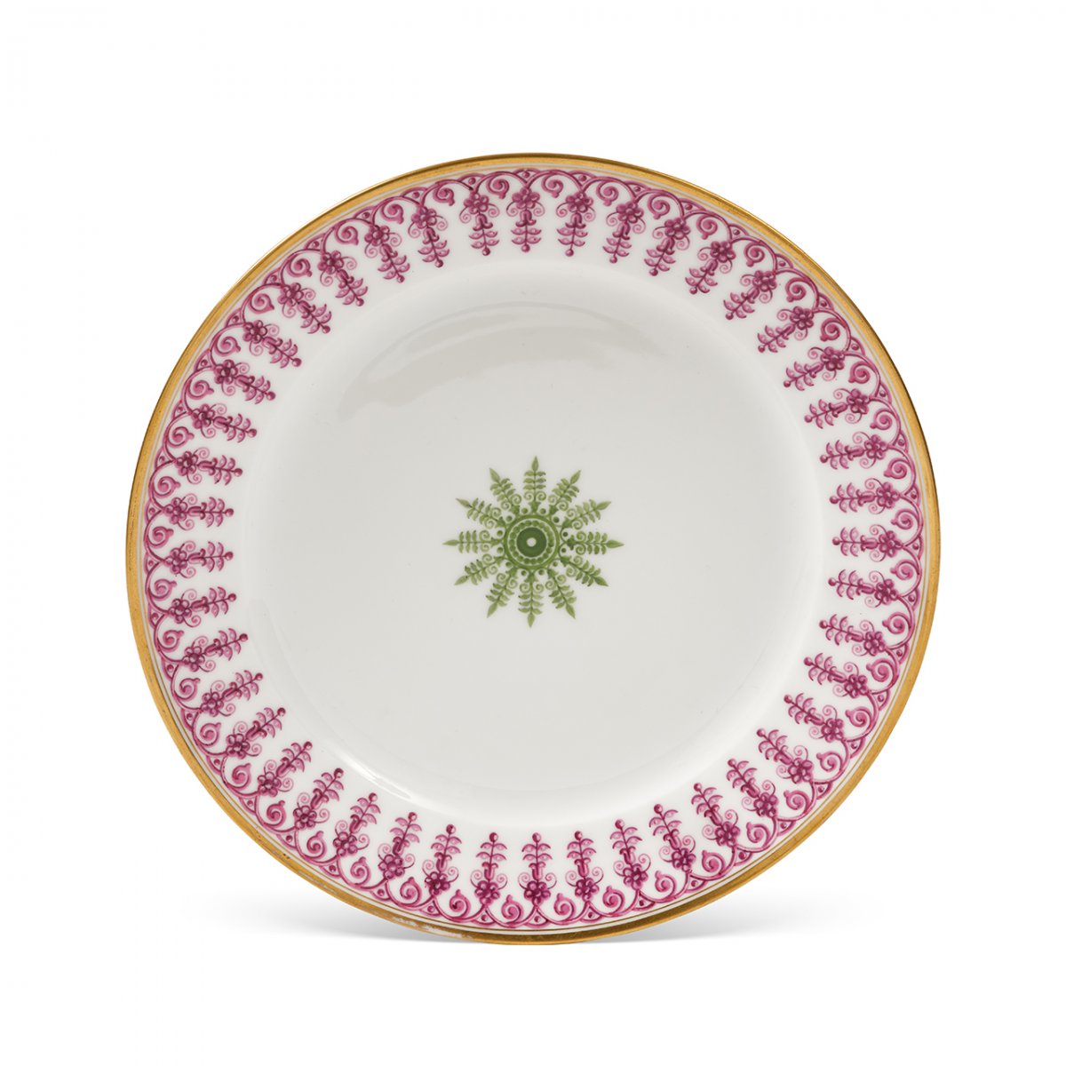SEVRES Assiette En Porcelaine De Sèvres d'époque Louis Philippe