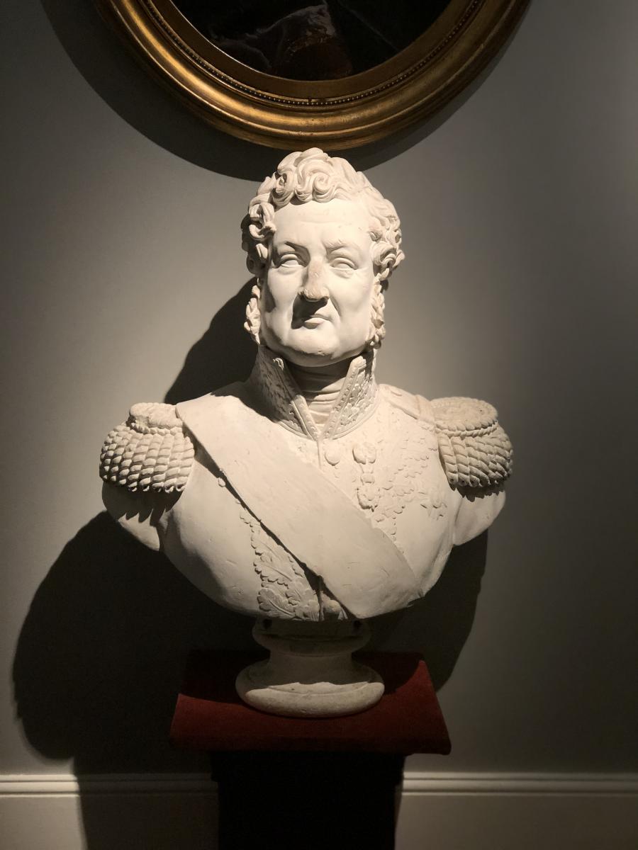 Buste En Plâtre Du Roi Louis-Philippe