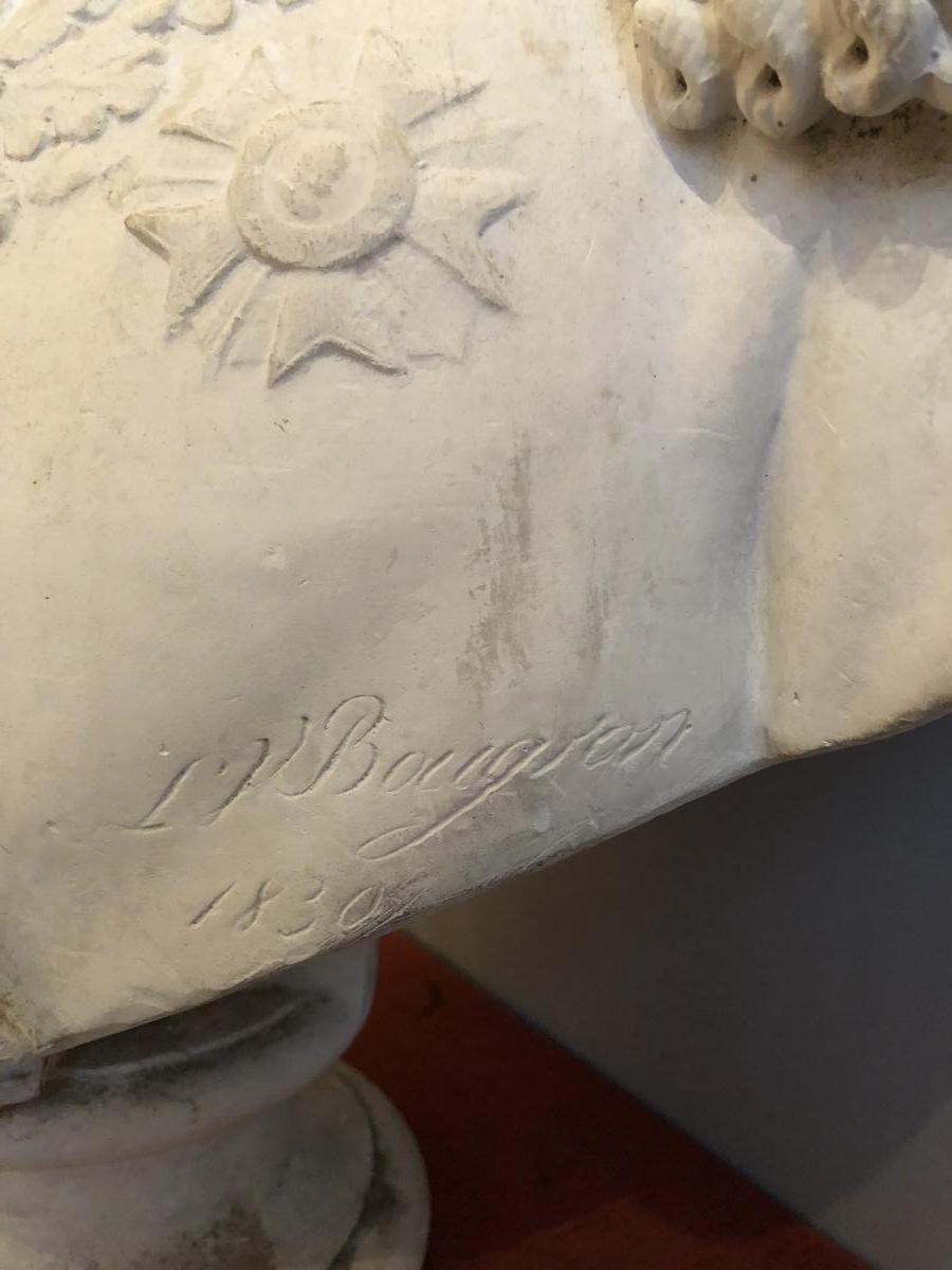 Buste En Plâtre Du Roi Louis-Philippe-photo-3