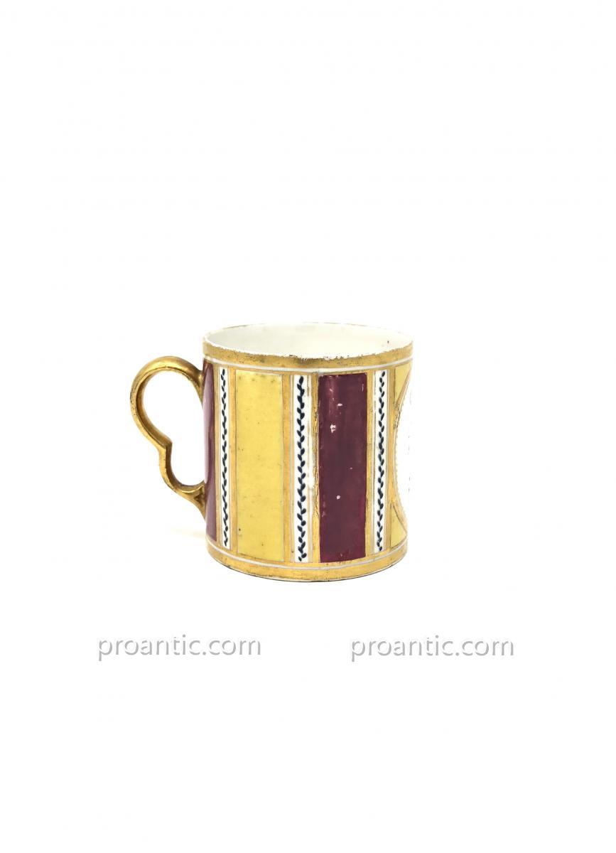 Tasse Litron Et Sa Soucoupe En Porcelaine de la Rue Thiroux-photo-4