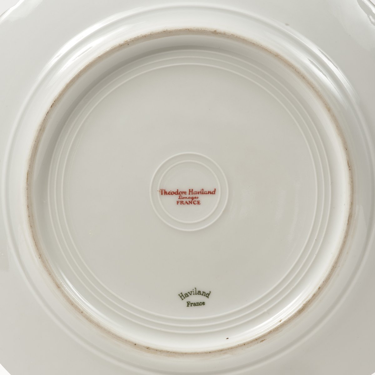 Assiette royale En Porcelaine d'Havilland du service du roi Farouk d'Egypte-photo-4