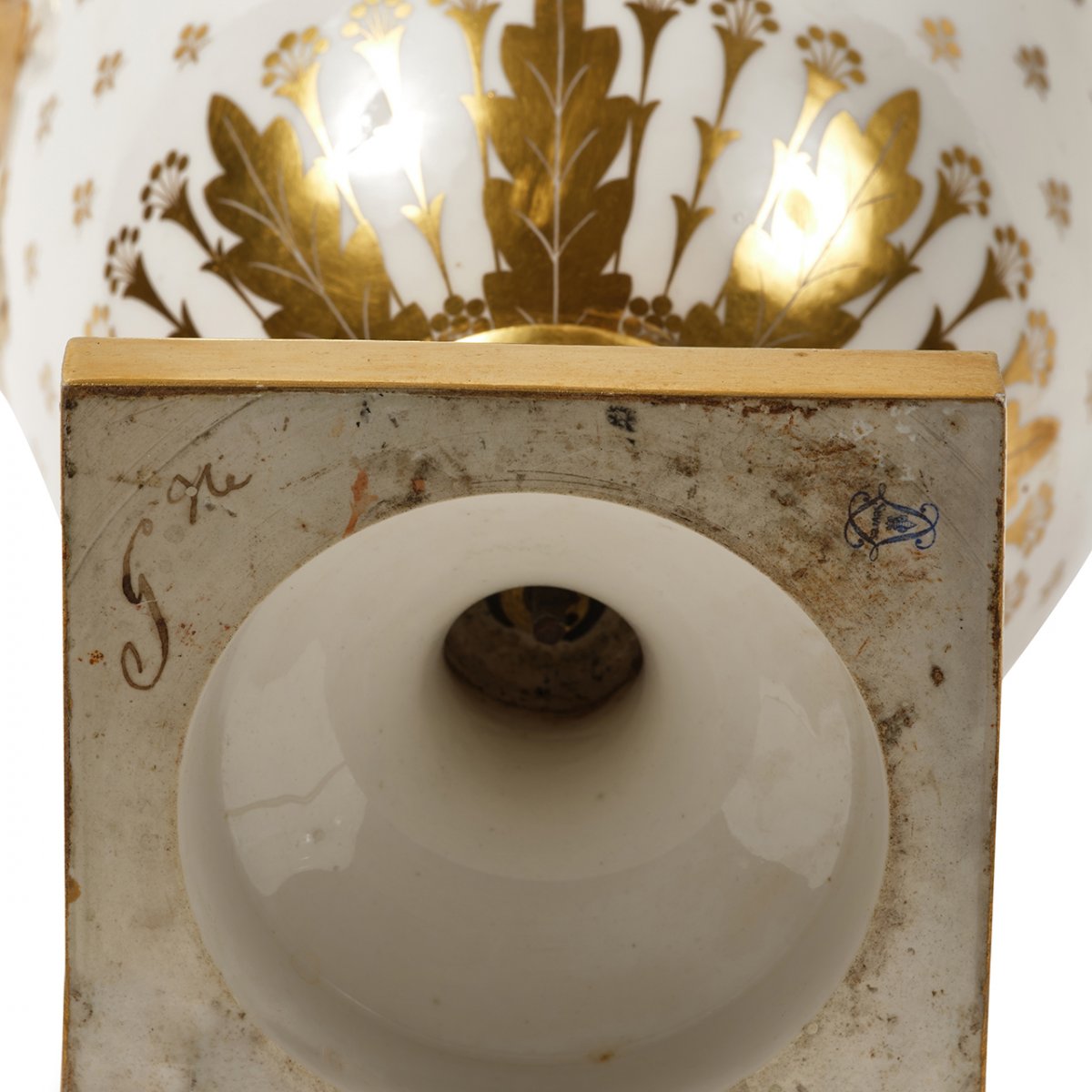 SEVRES Partie De Service En Porcelaine De Sèvres Empire Provenant Du GÉnÉral Comte Guyot-photo-2