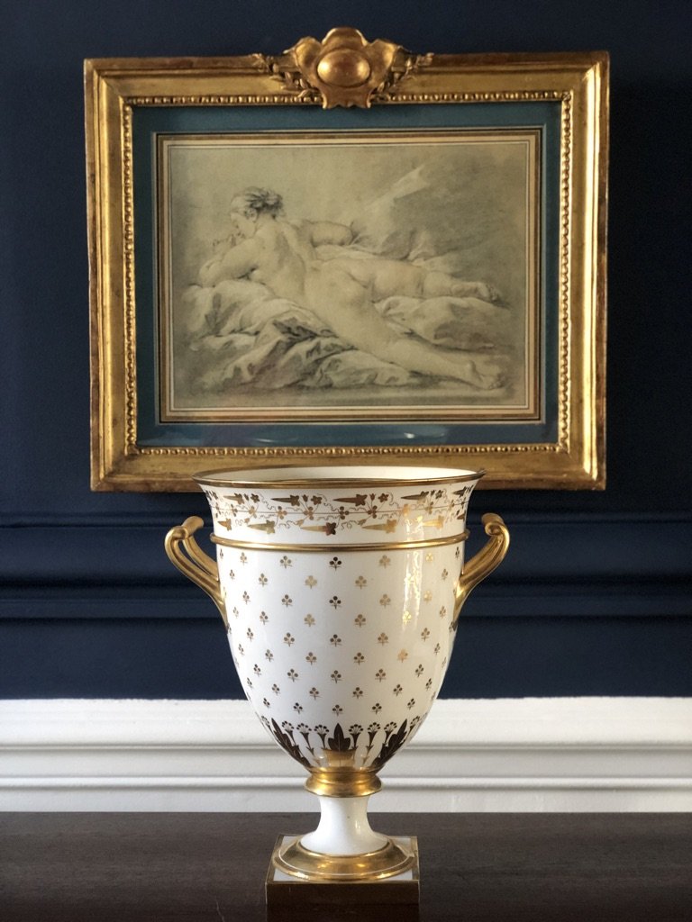 SEVRES Partie De Service En Porcelaine De Sèvres Empire Provenant Du GÉnÉral Comte Guyot-photo-2