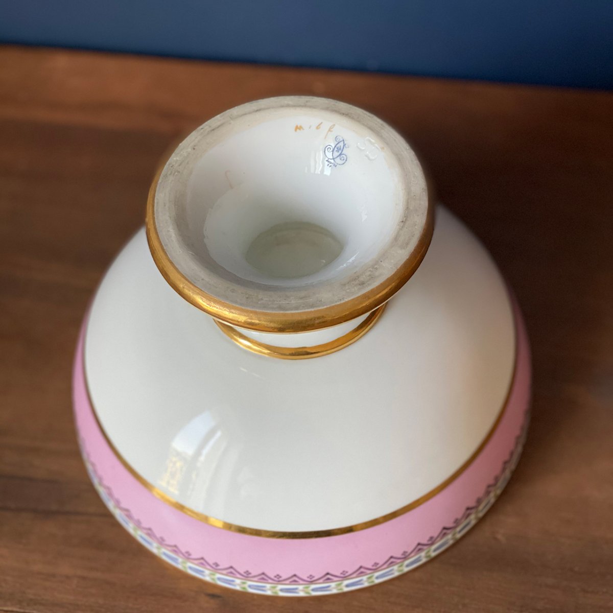 SEVRES Jatte à fruits en Porcelaine de Sèvres du Service Livré au Comte de La Rochejaquelein-photo-3