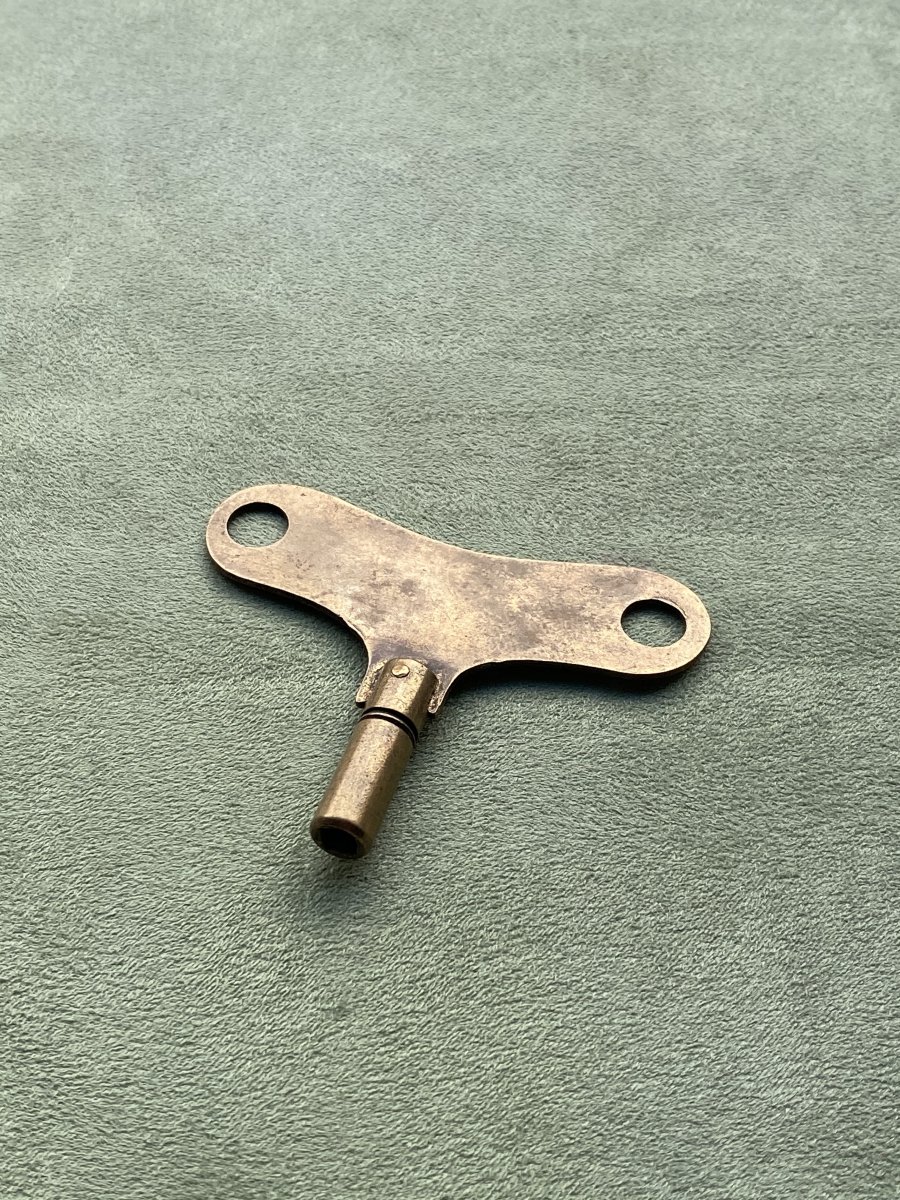 Ormolu Lyre Clock With Blue Porcelain, Enamel And Rhinestones From The 19th Century-photo-6