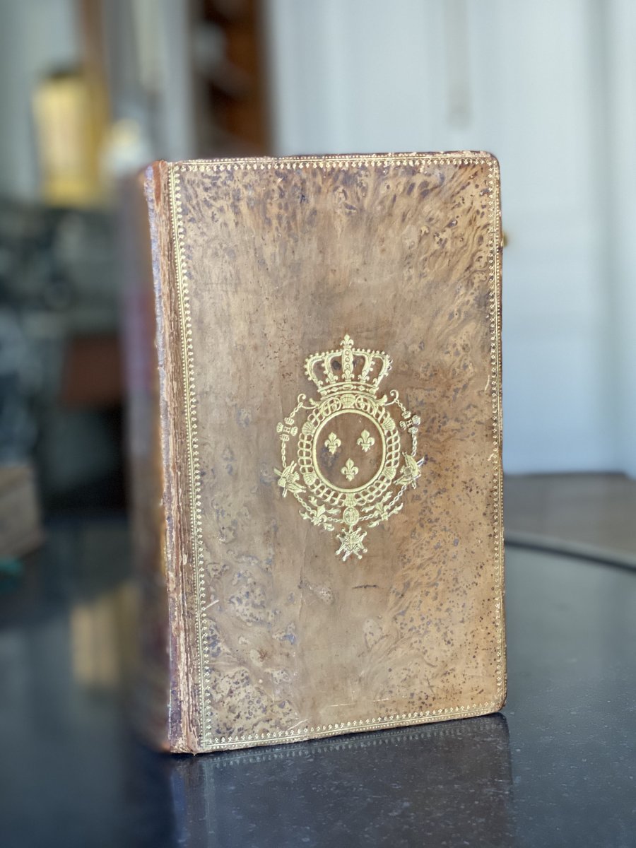 Royal Almanac For The Year 1816 With The Arms Of King Louis XVIII Of France Calf Binding-photo-1