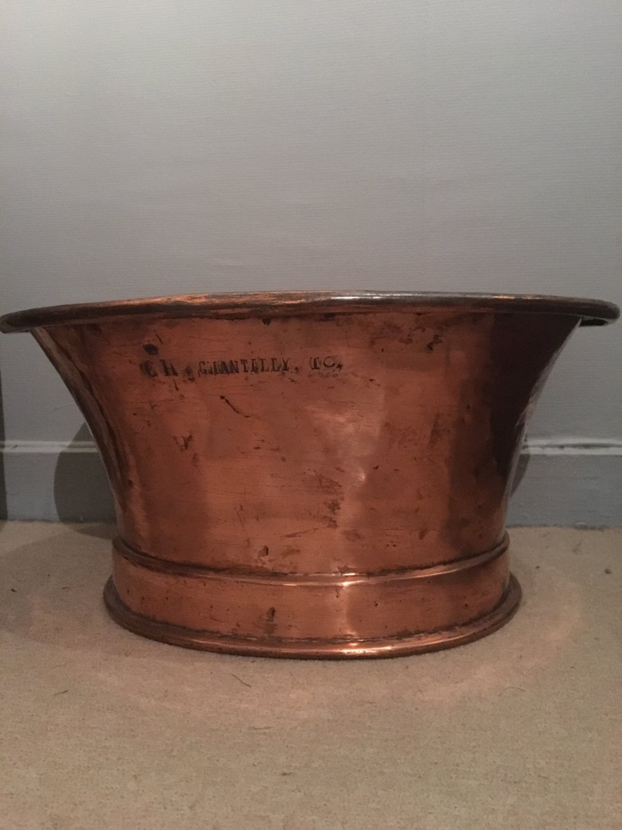 Copper Fountain With Cover, Tap And Basin From The Château De Chantilly-photo-4