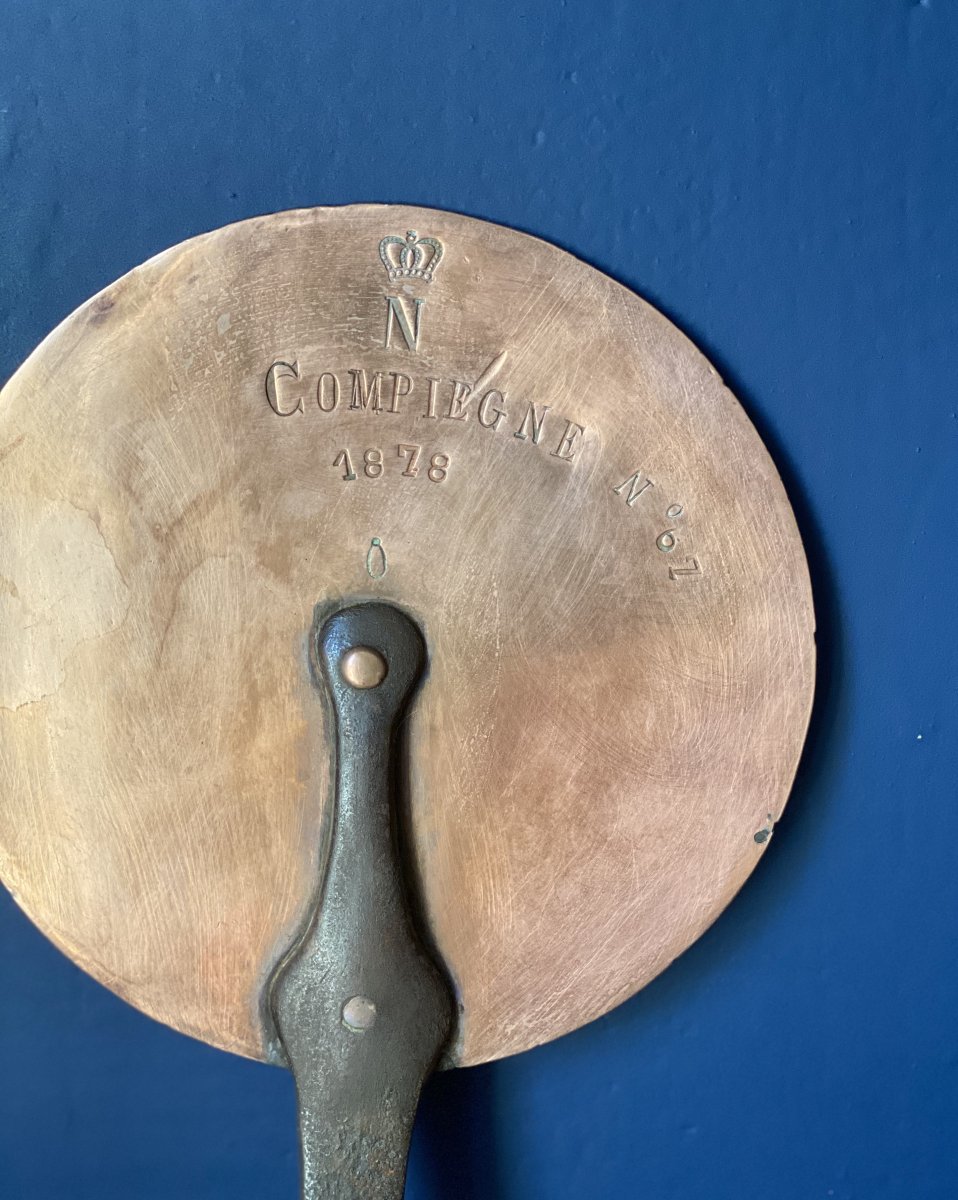 Small Copper Lid From The Château De Compiègne
