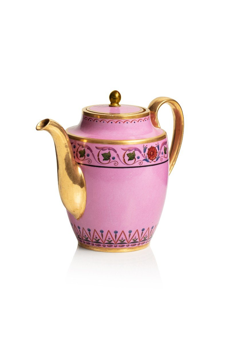 Sèvres Porcelain Teapot From Empire Period-photo-2