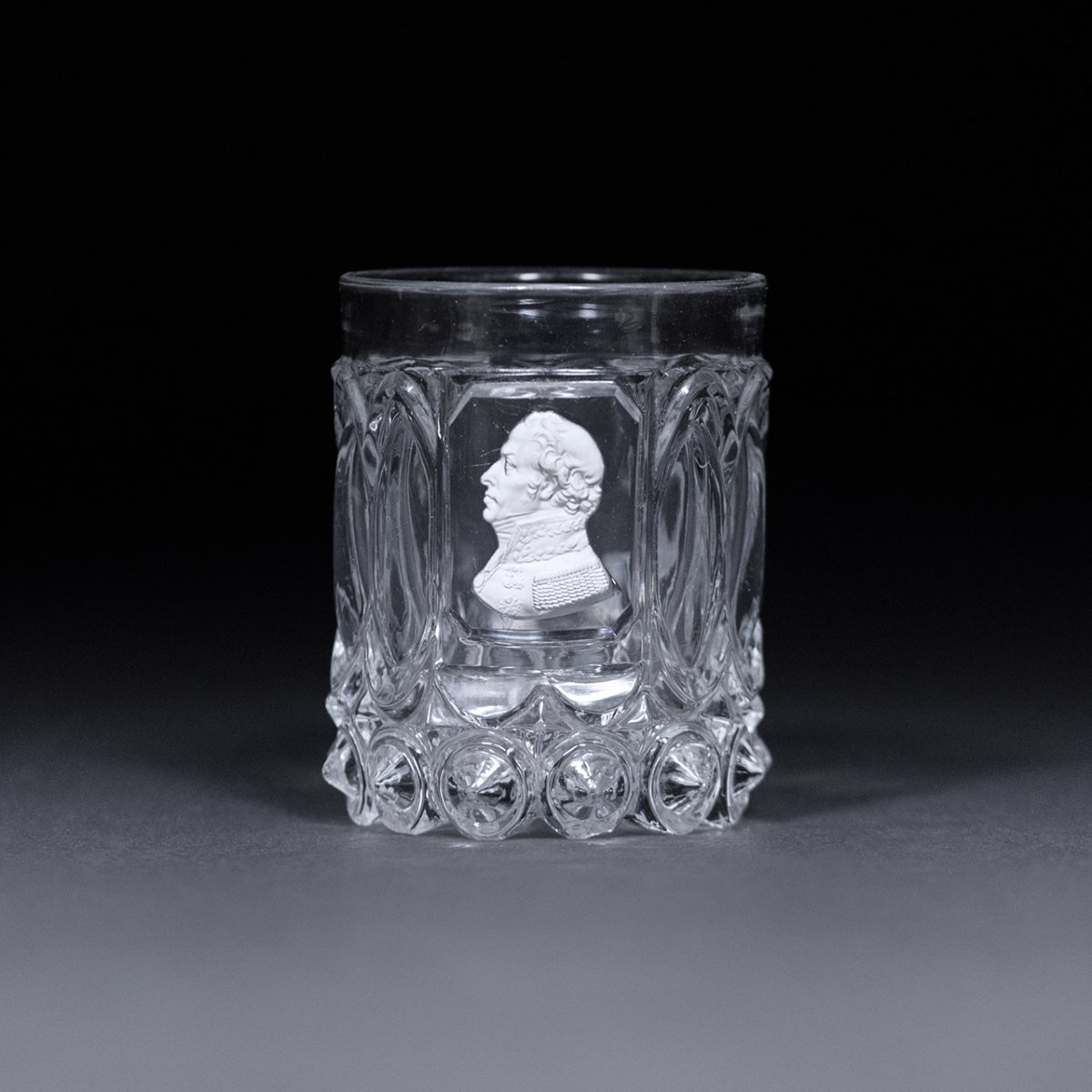 Crystal Goblet With The Profile Of General Foy (1775-1825)