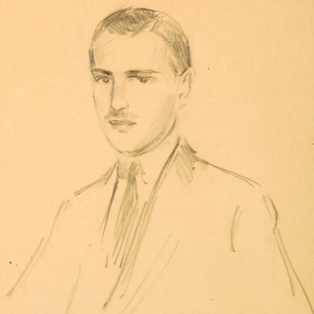 Double Portrait Of Grand Duke André Of Russia By Nicolas Paganiotti Zarokilli (1879-1945).-photo-2