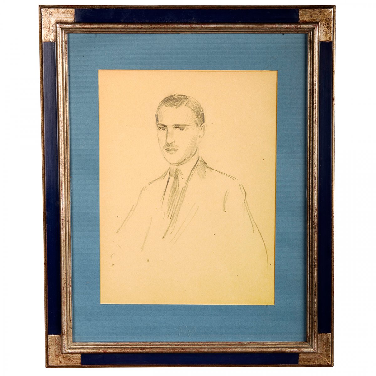 Double Portrait Of Grand Duke André Of Russia By Nicolas Paganiotti Zarokilli (1879-1945).