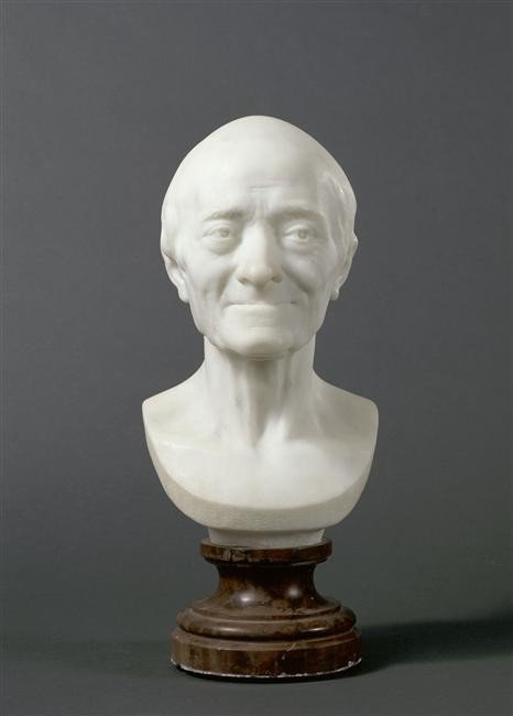 A 18th Century Bust Of Voltaire In Earthenware By Paul-louis Cyfflé -photo-5