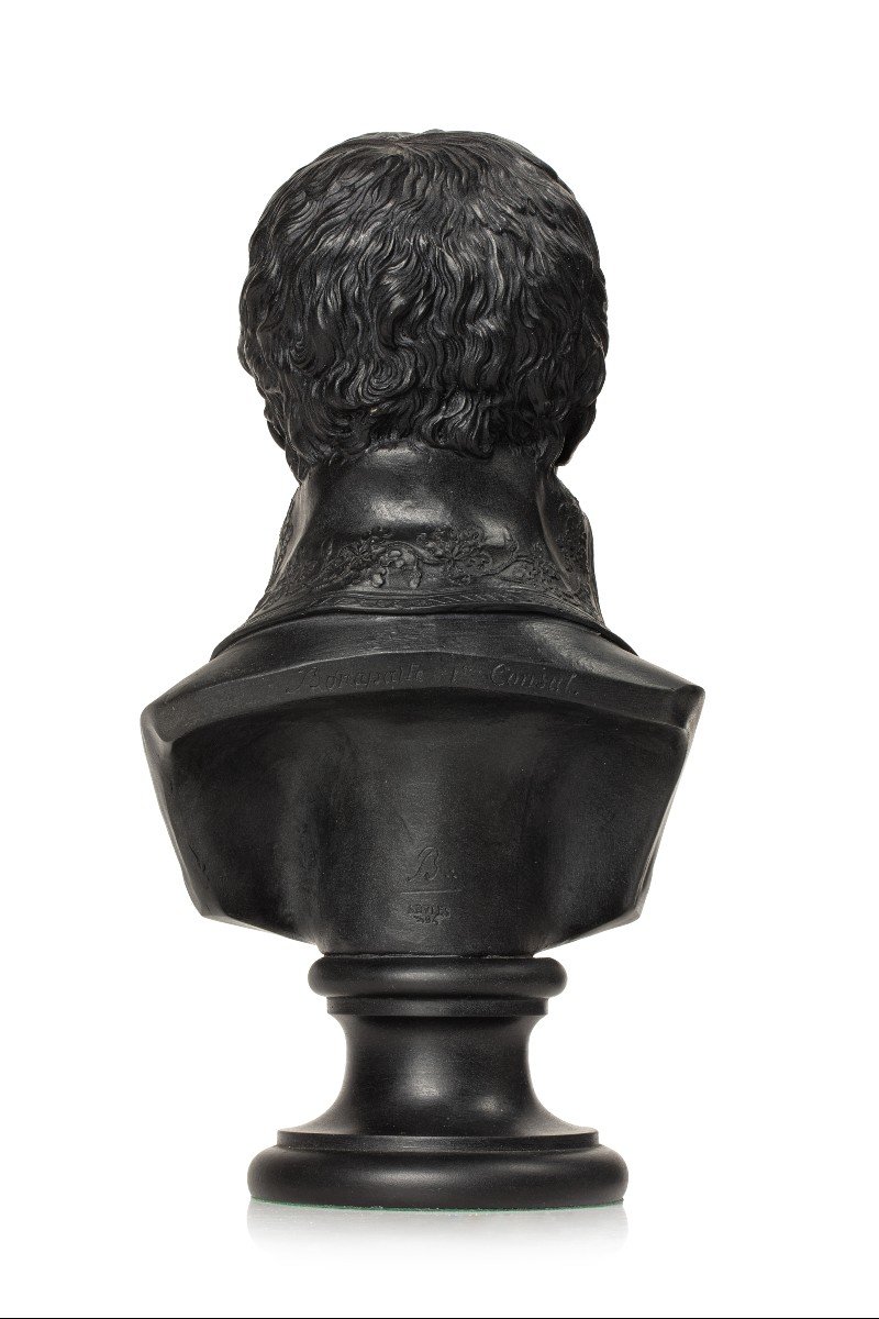 Bust Of Napoleon Bonaparte First Consul, Patinated Plaster After Louis Simon Boizot-photo-2