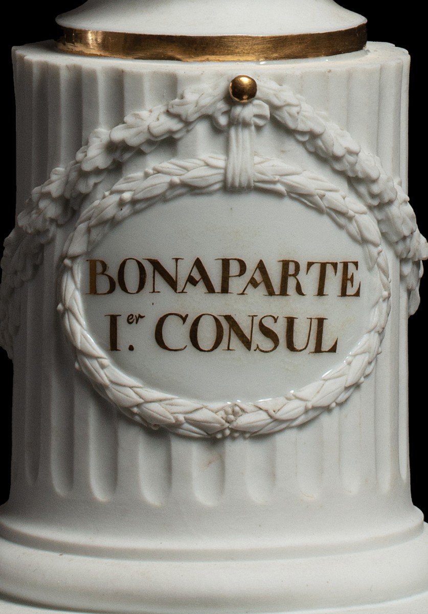 Bust Of Napoleon Bonaparte In Biscuit By Niderviller After Boizot Circa 1800-photo-2