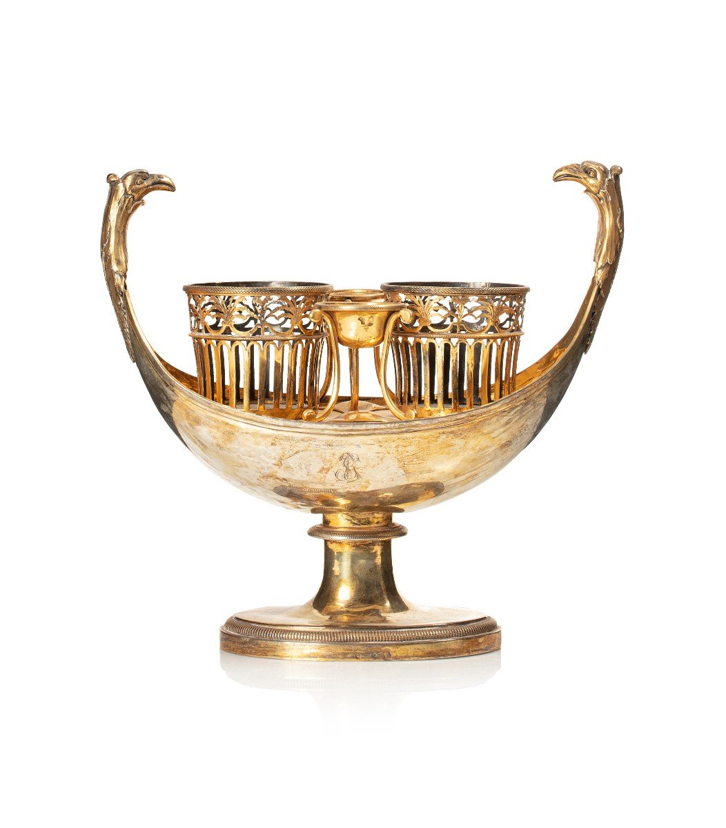Monture d'Huilier-vinaigrier En Vermeil à Décor De Têtes d'Aigles, Paris, 1798-1809 