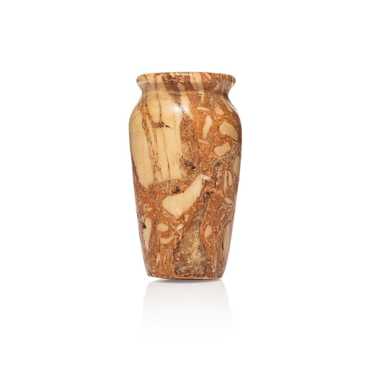 A Small Nagada Breccia Vase, Predynastic Egypt